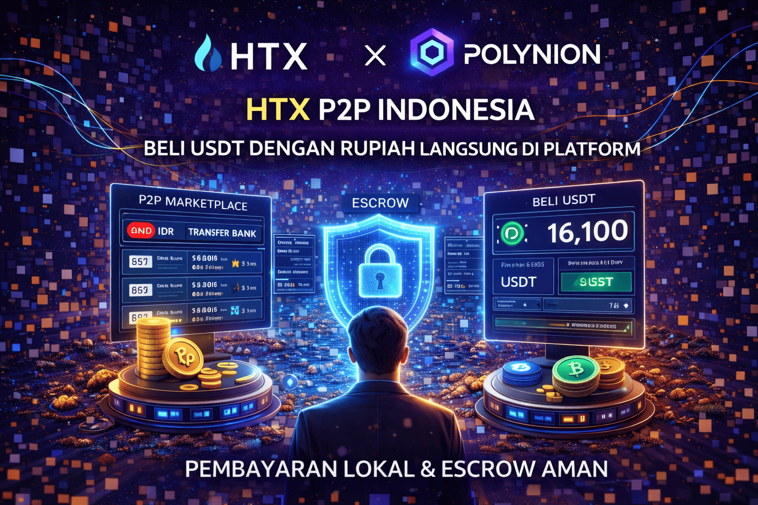 HTX P2P Indonesia: Beli USDT Pakai Rupiah dengan Aman