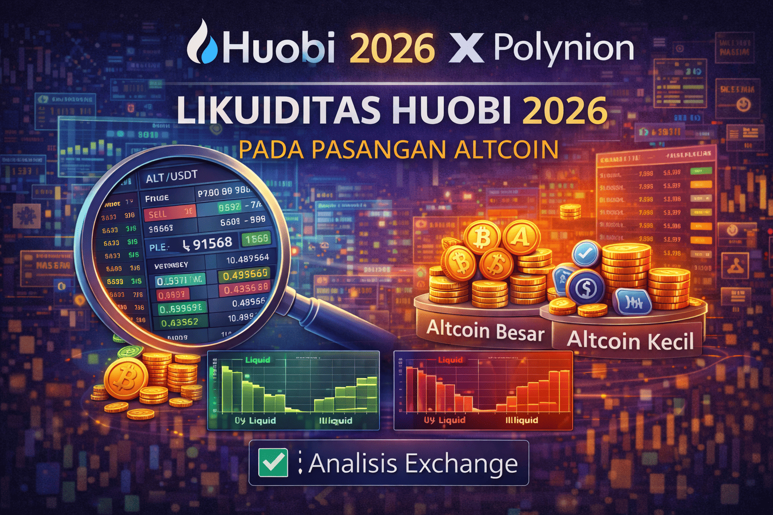 Likuiditas Huobi 2026 pada pasangan altcoin